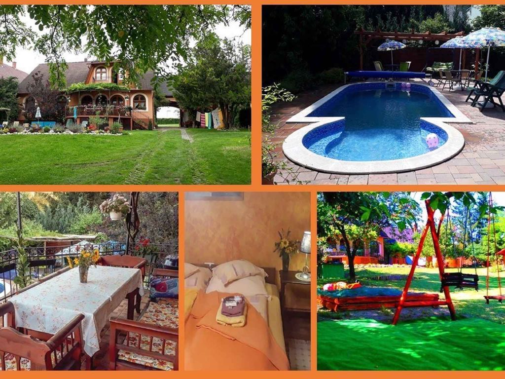 Ferienhaus mit Pool und Planschbecken