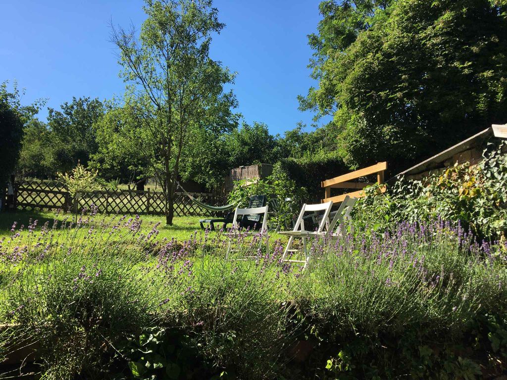 Ferienhaus mit Terrasse und Klimaanlage im Bauernstil