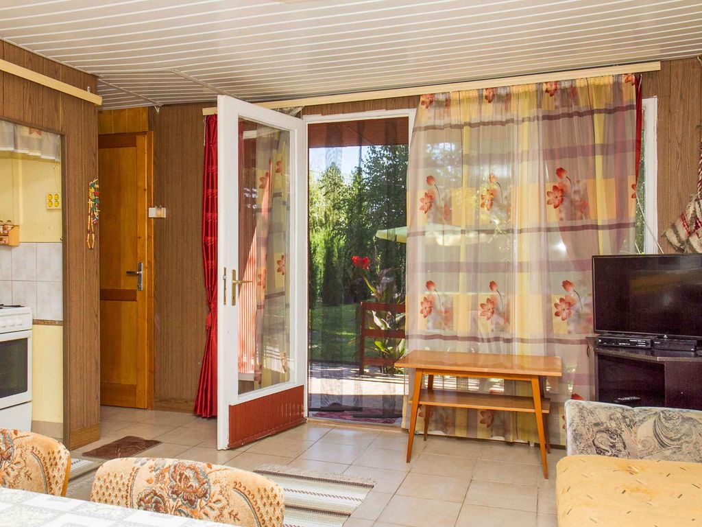 Ferienhaus mit einem großen Garten