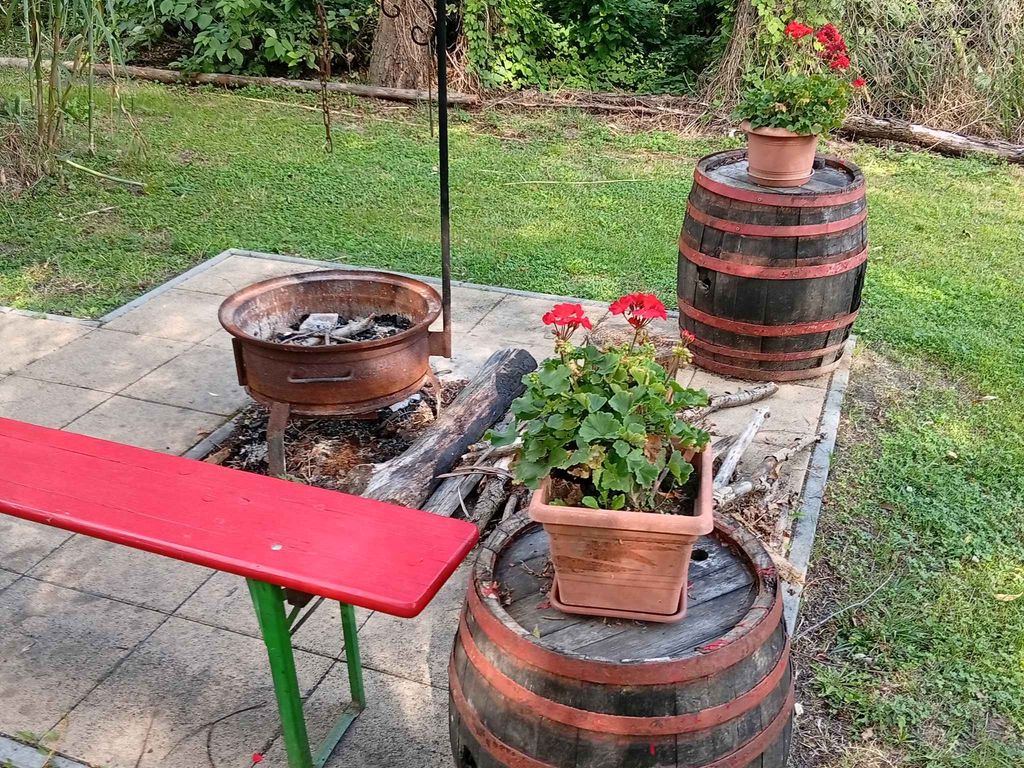 Ferienhaus mit Steg und direkter Zugang zum Wasser
