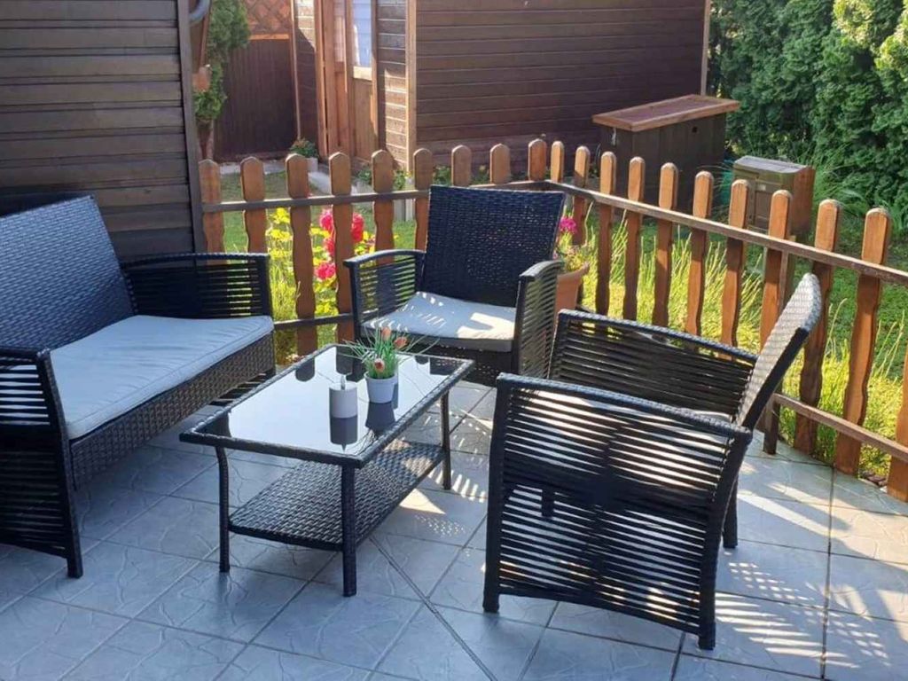 Ferienhaus mit Klimaanlage und Gartenpavillon
