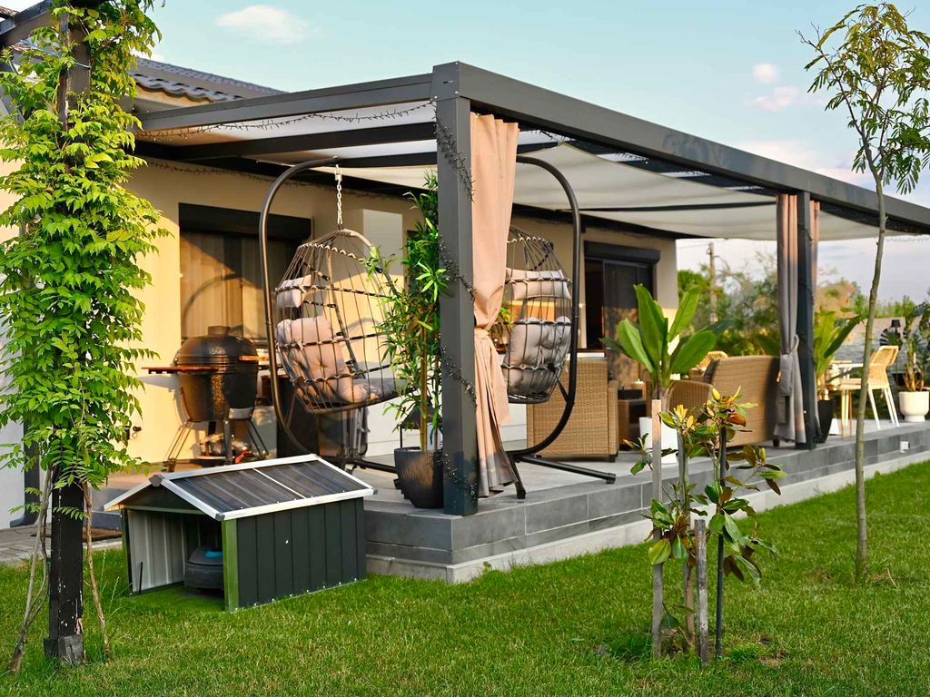 Ferienhaus in ruhiger Lage mit grosser Terrasse und wunderschöner Einrichtung