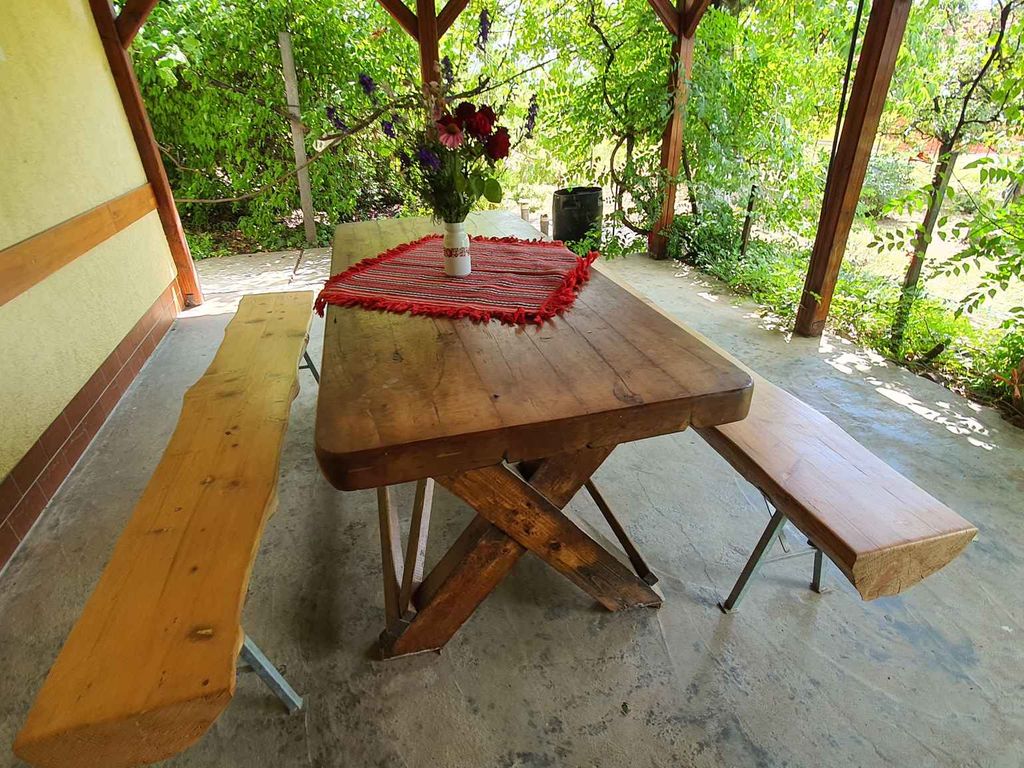 Ferienhaus eingerichtet in typisch ungarischem Stil