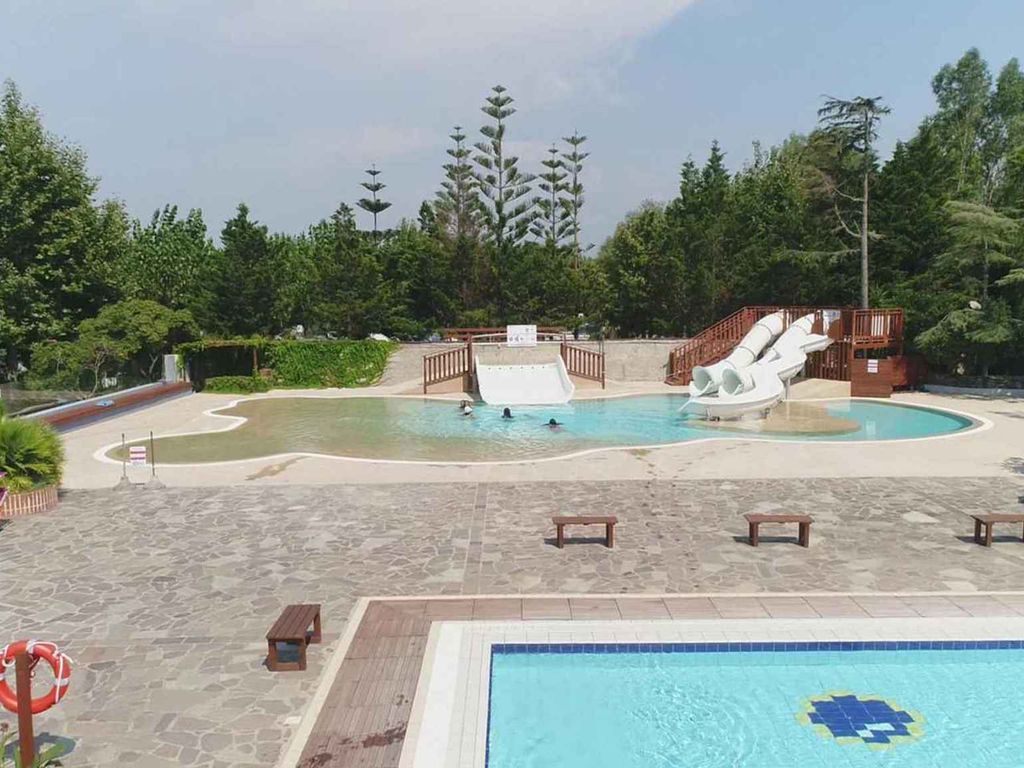 Mobilehome mit Klimaanlage, Terrasse und Pool