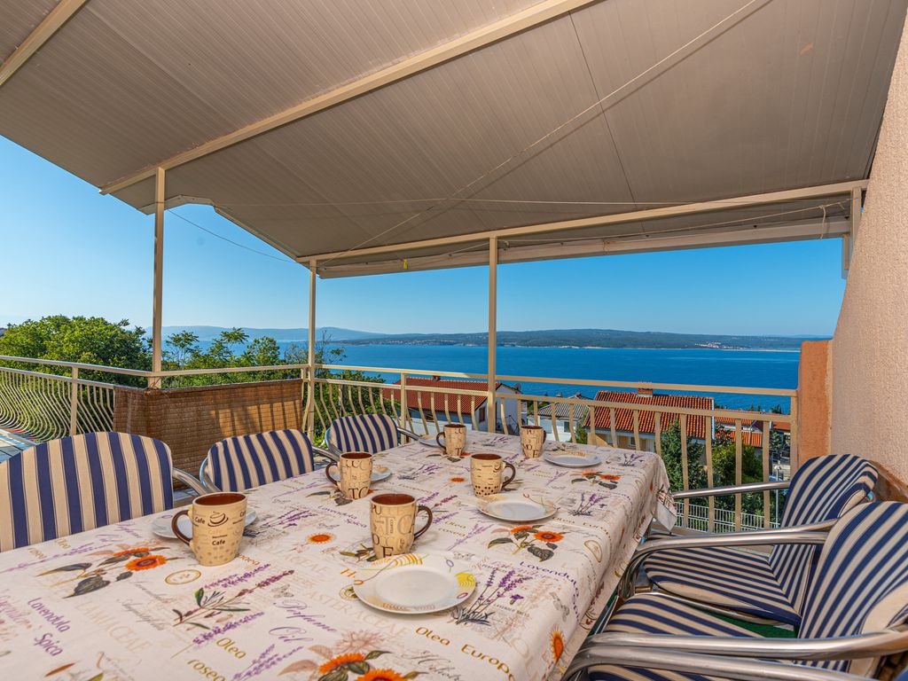 Ferienwohnung mit Meerblick und Klimaanlage