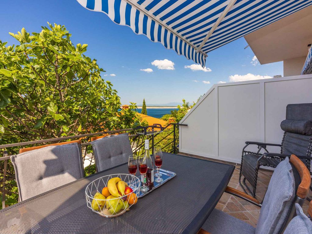 Ferienwohnung mit Balkon in Strandnähe