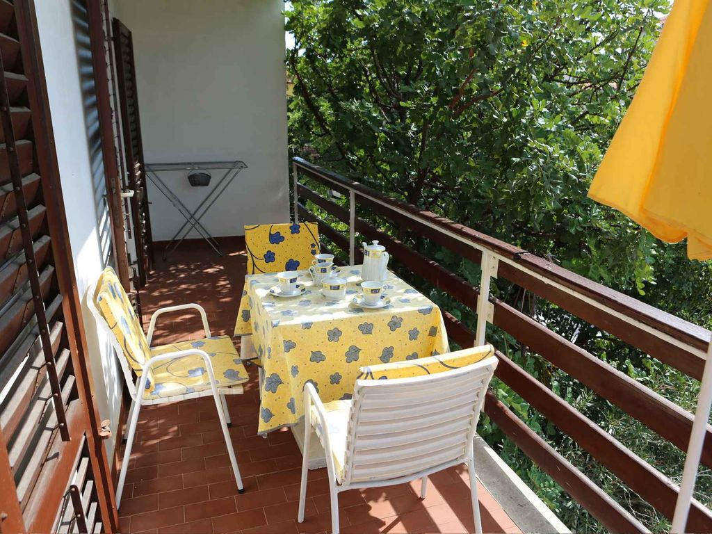 Ferienwohnung mit Balkon und Meerblick