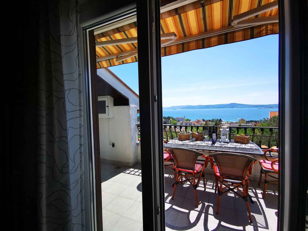 Ferienwohnung mit Meerblick und Klimaanlage