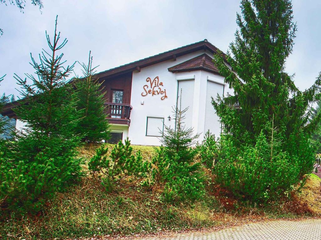Ferienhaus mit Sauna mit Duschecke