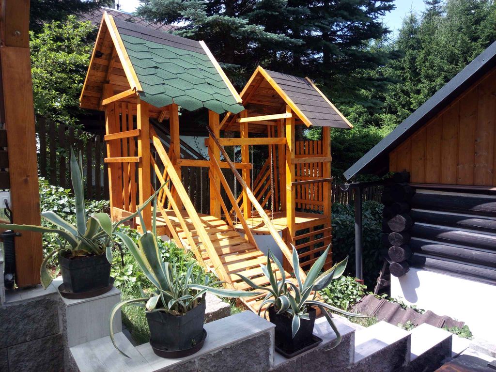 Ferienhaus mit Kamin in Seenähe