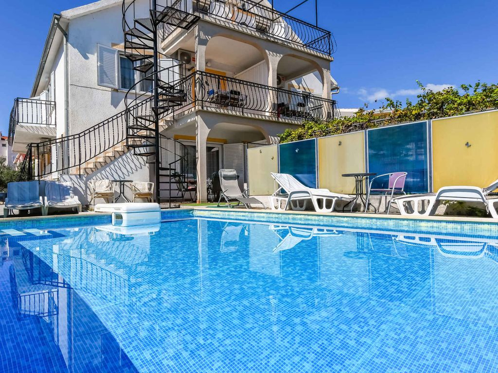 Ferienwohnung mit Terrasse, Meerblick
