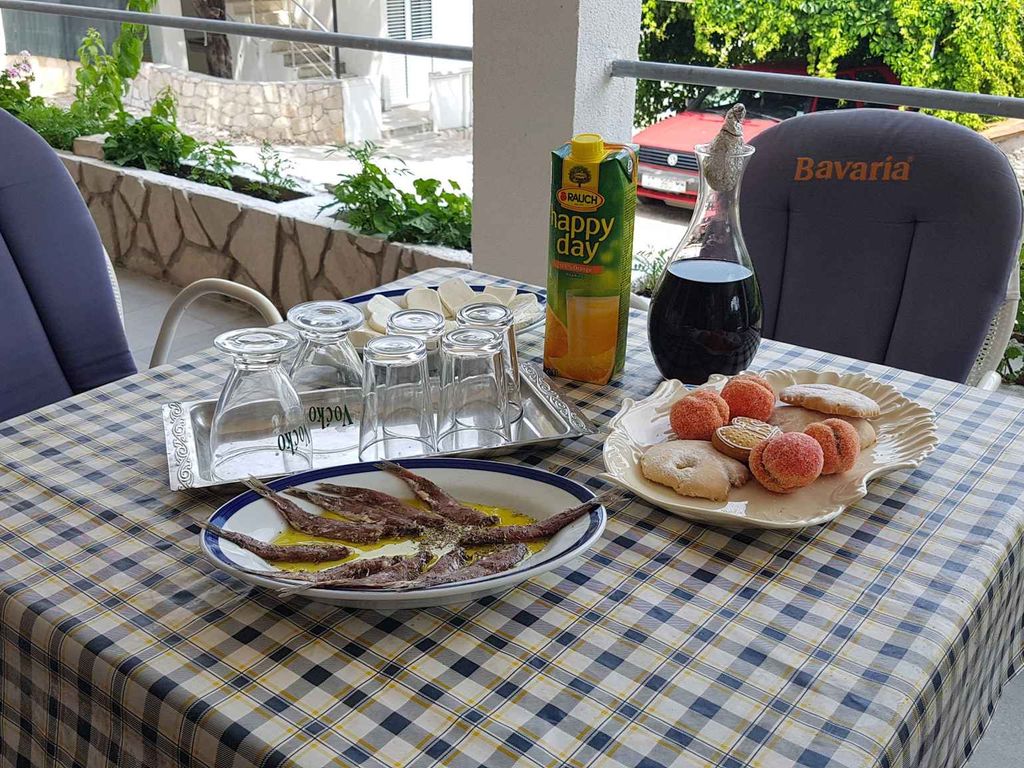Ferienhaus mit Terrasse und Grill, am Meer