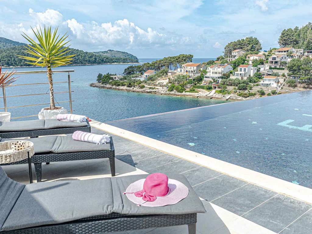 Villa mit Pool und Meerblick