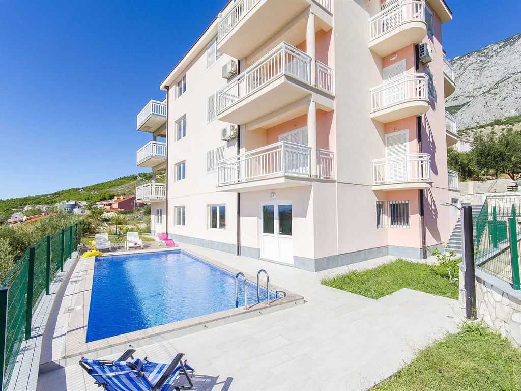 Ferienwohnung mit Meerblick und Pool
