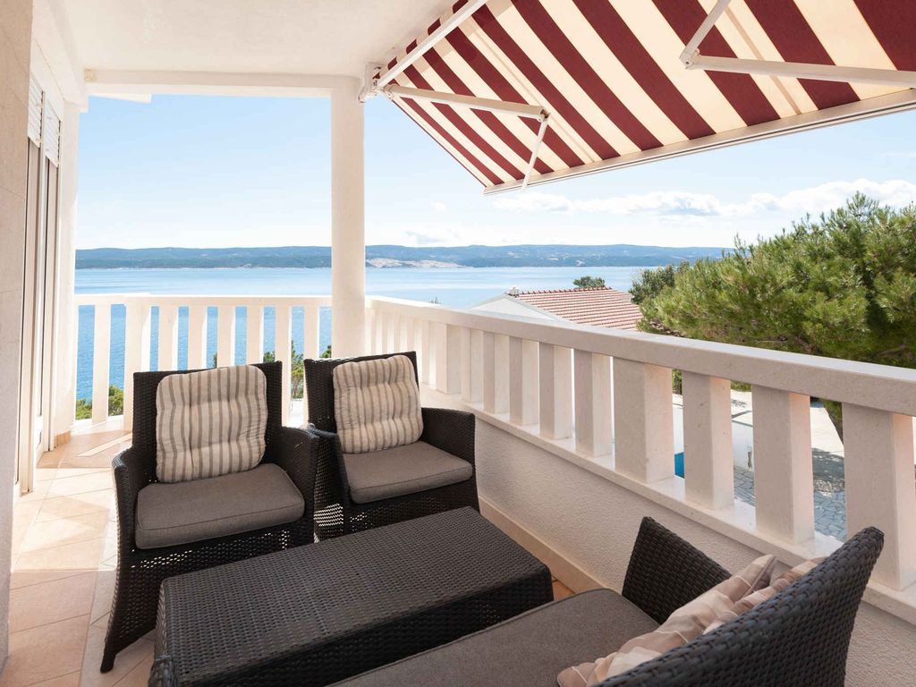 Ferienwohnung am Meer mit Terrasse