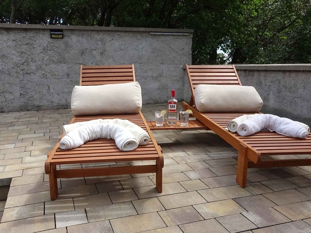 Ferienhaus mit Garten