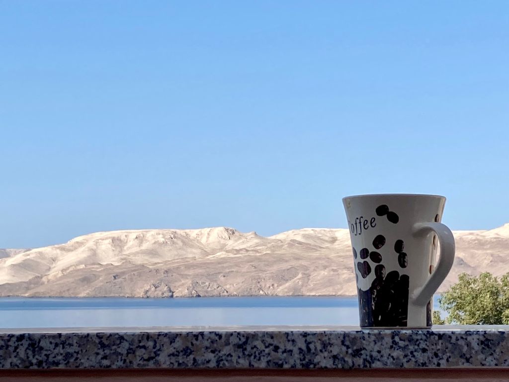Ferienwohnung mit Meerblick, Klimaanlage und Pool