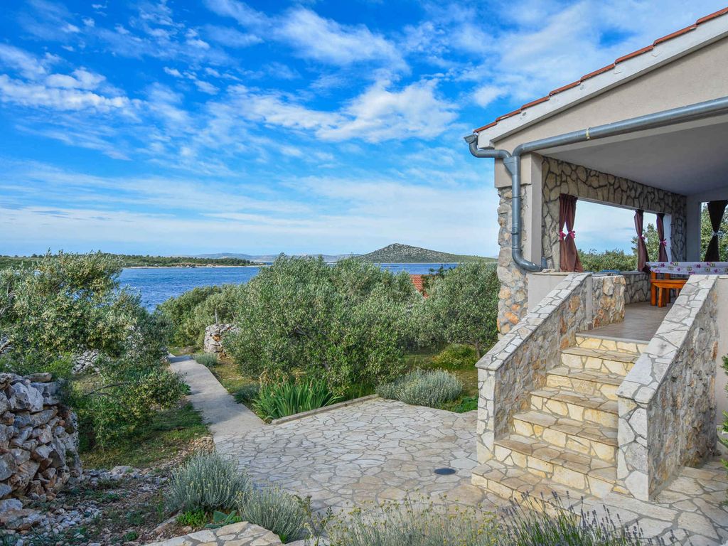Ferienhaus mit Klimaanlage und Meerblick