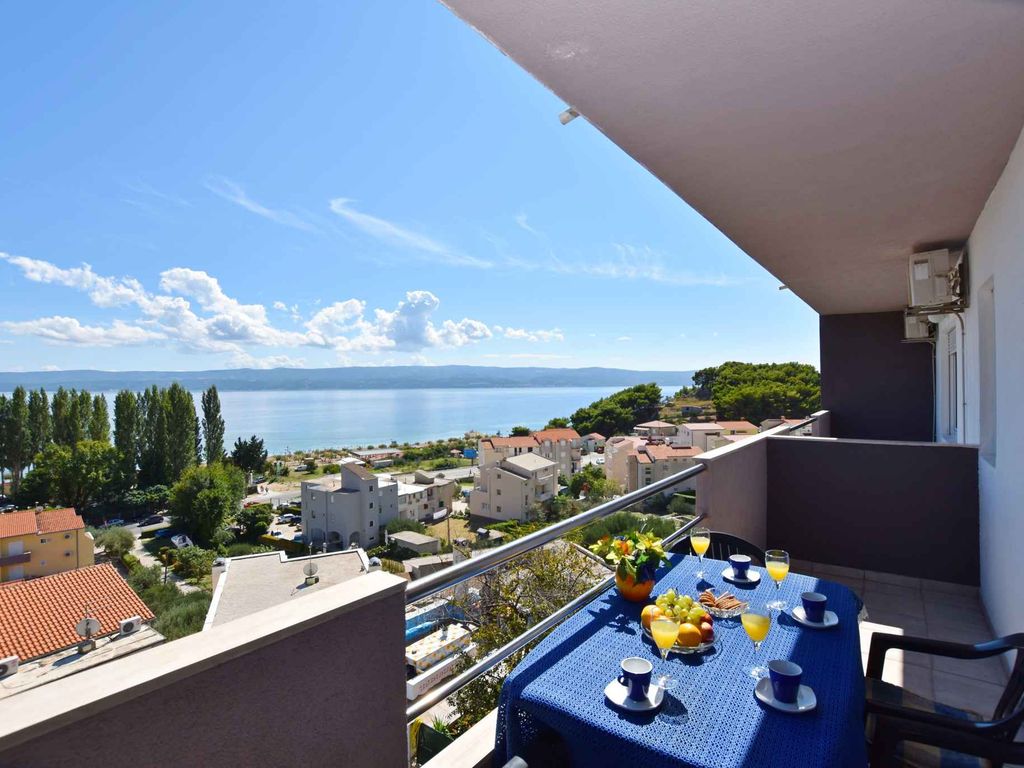Ferienwohnung mit Balkon und Meerblick