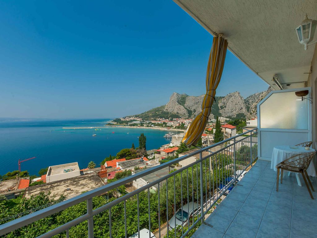 Ferienwohnung Klimaanlage und Blick auf das Meer