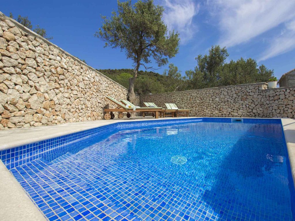 Ferienhaus mit Pool und Grill