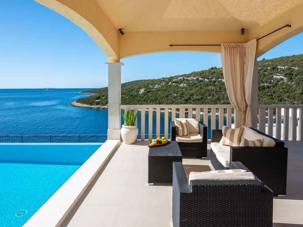 Villa mit Pool und Meerblick