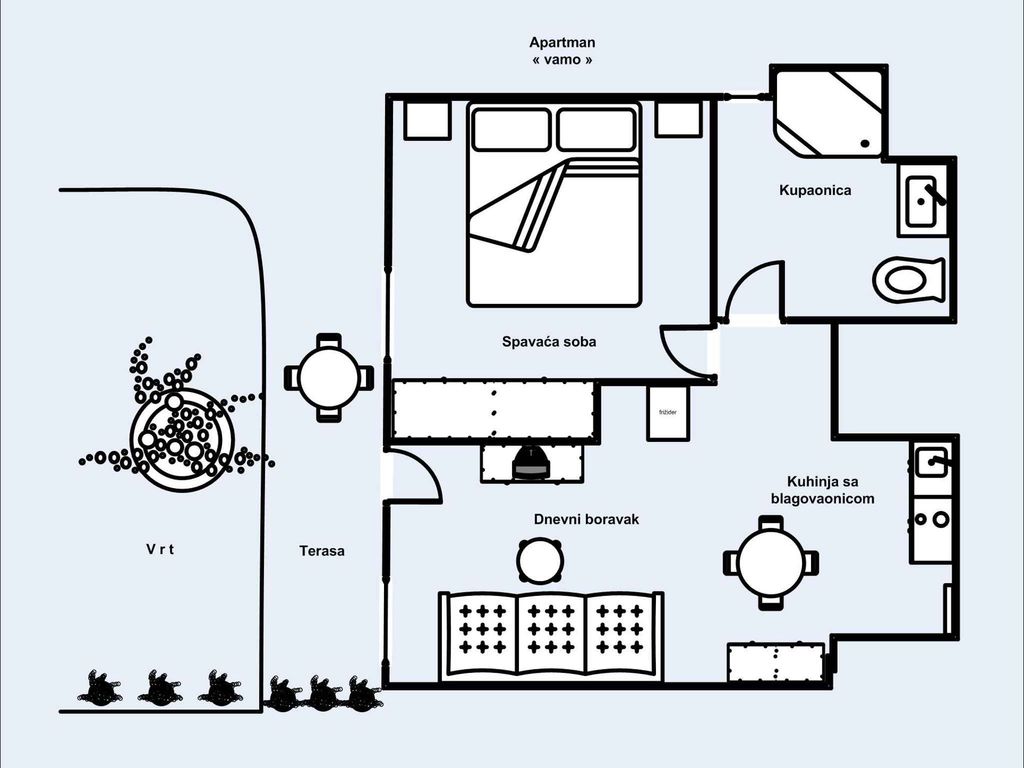 Ferienwohnung mit Klimaanlage