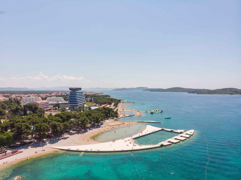 Ferienwohnung mit Klimaanlage und Balkon in Vodice