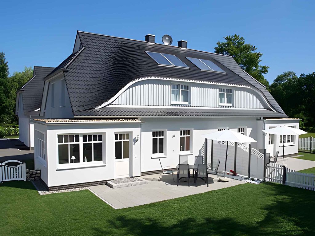 Ferienhaus mit WLAN und Parkplatz in Strandnähe