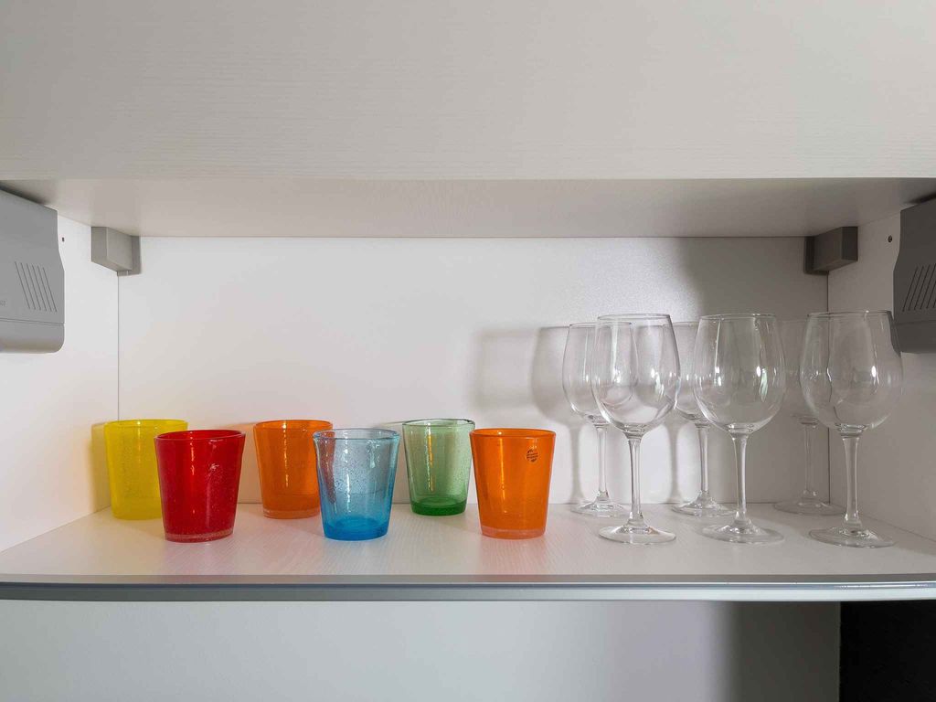 Ferienwohnung mit Klimaanlage und Balkon in Lignano