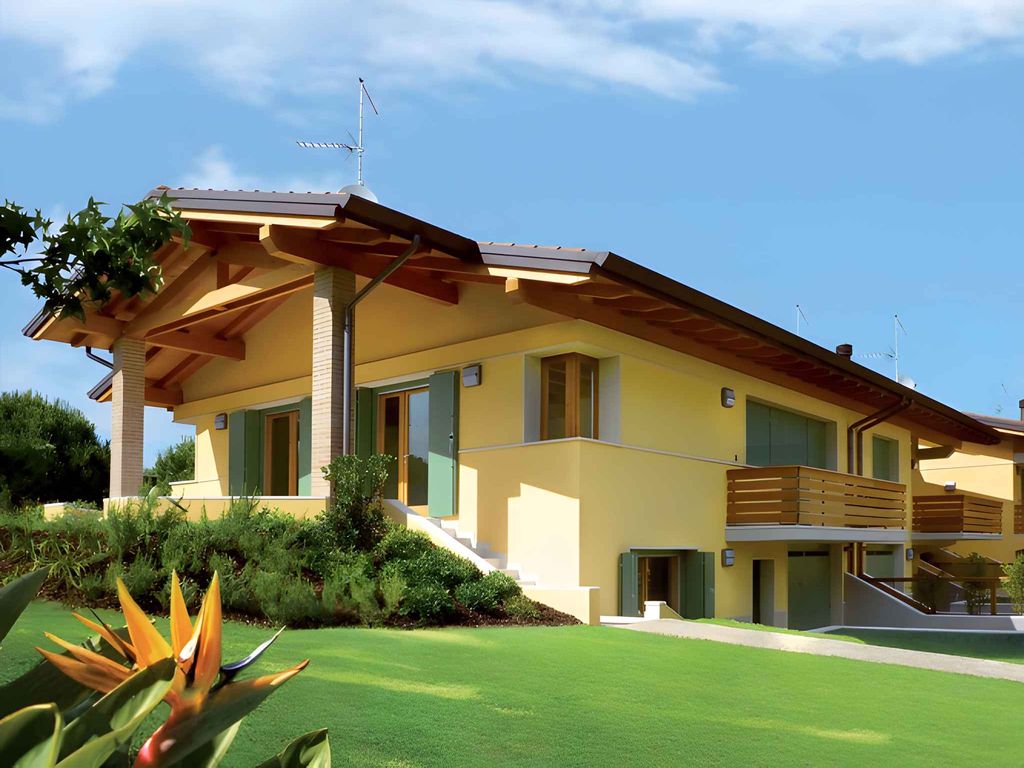 Ferienhaus mit Garten