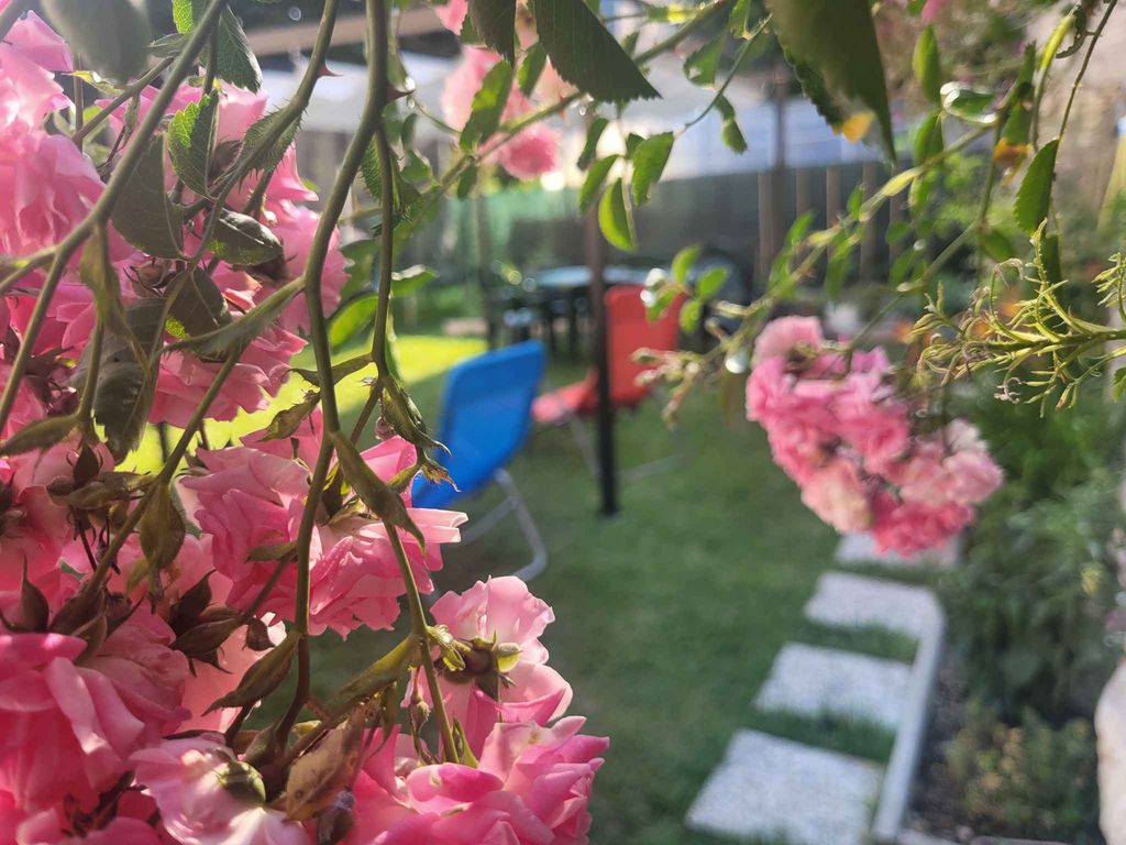 Ferienwohnung mit Internet und Balkon mit Talblick