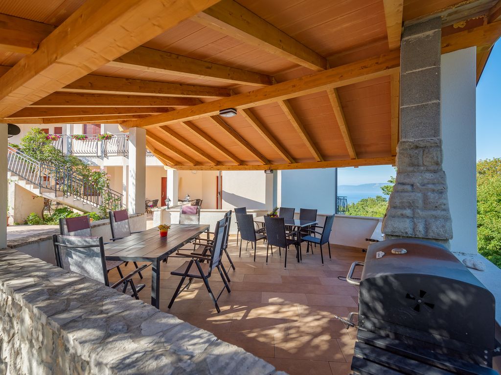 Ferienwohnung mit Meerblick und Pool