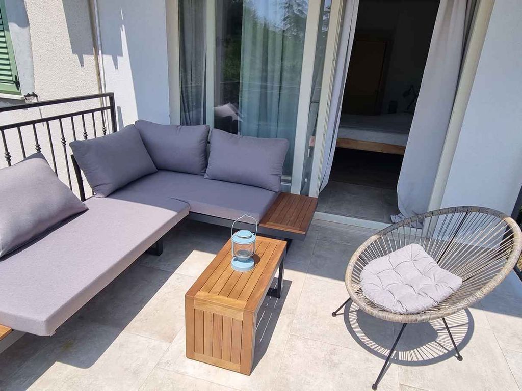 Ferienhaus mit großen Balkon