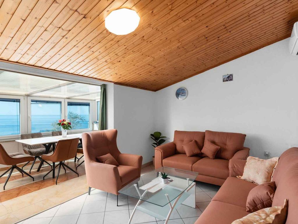 Ferienwohnung an der Küste mit Meerblick