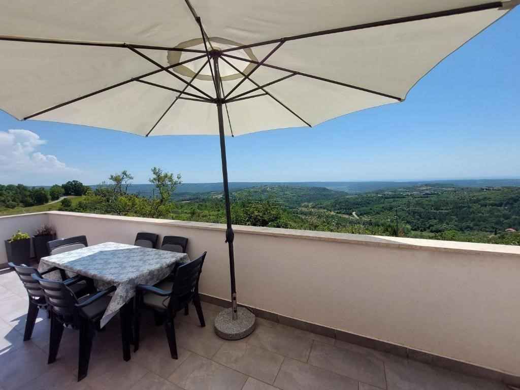 Ferienwohnung mit Balkon und Panoramablick