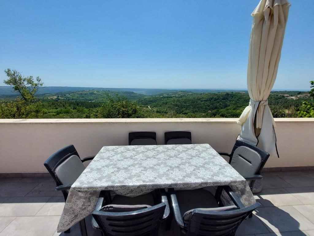 Ferienwohnung mit Balkon und Panoramablick