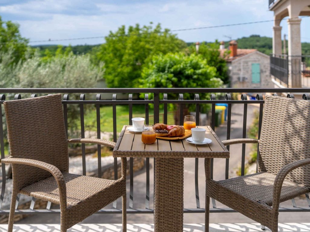 Ferienwohnung bei Porec mit wunderschönem Panoramablick