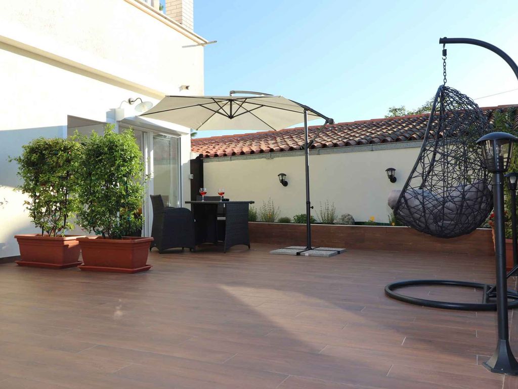 Studio mit Gartenterrasse in Strandnähe
