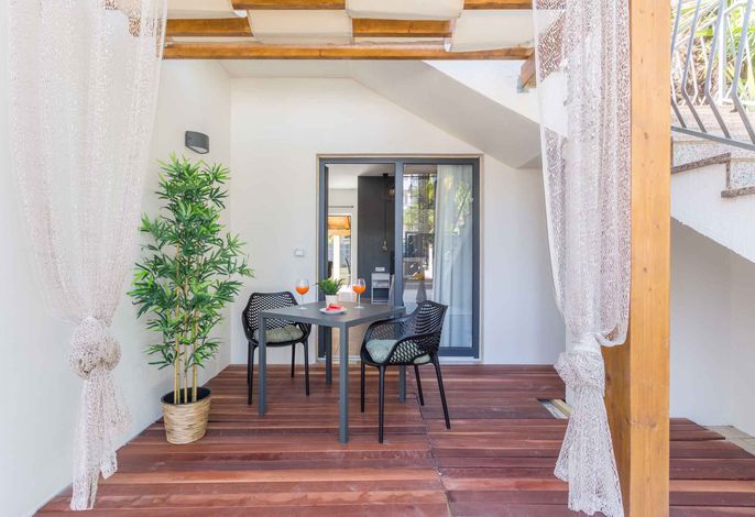 Studio mit Garten und Grill