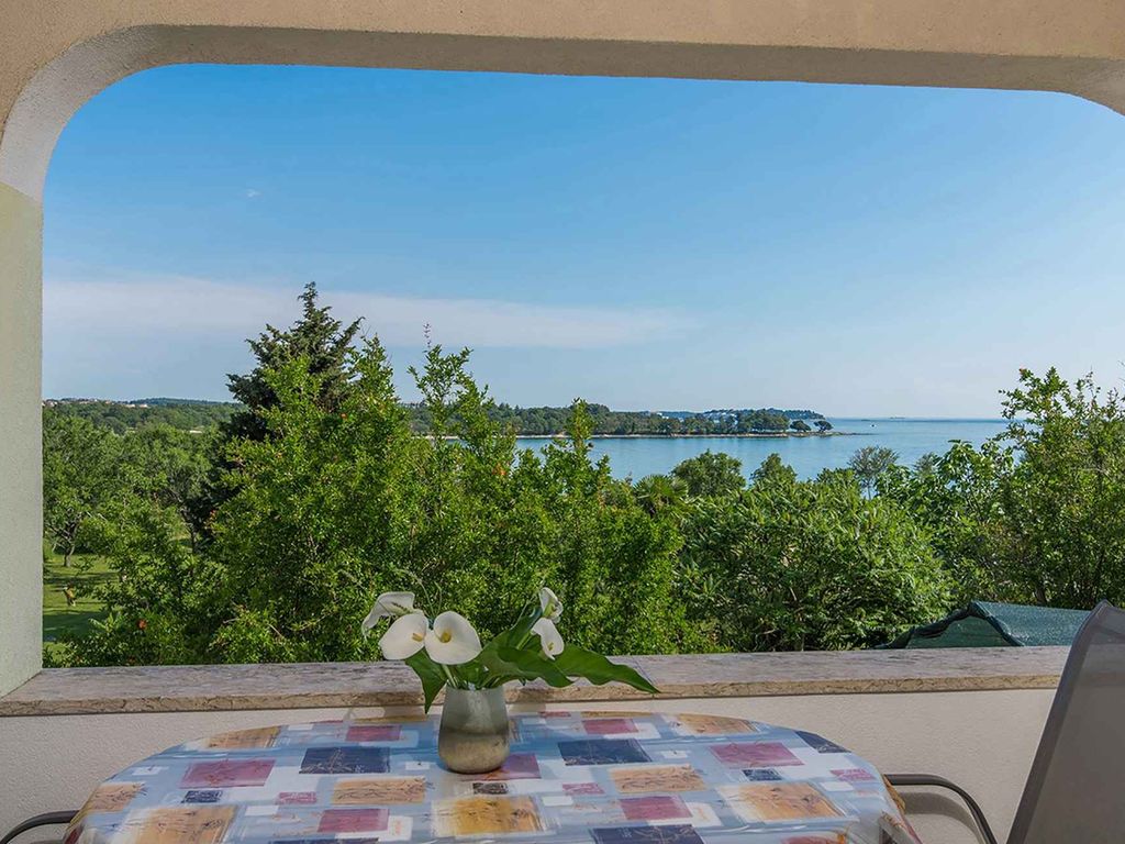 Ferienwohnung mit Balkon und Meerblick