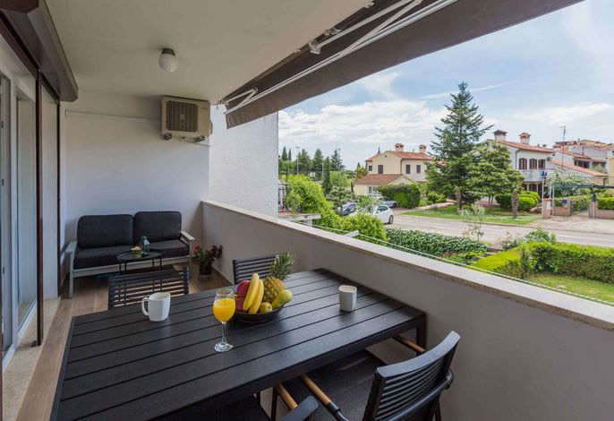 Ferienwohnung mit Balkon