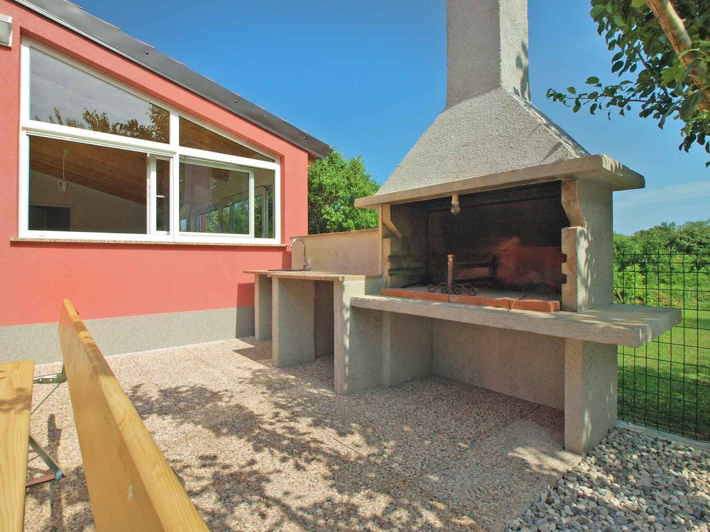 Ferienhaus mit Whirlpool in Strandnähe