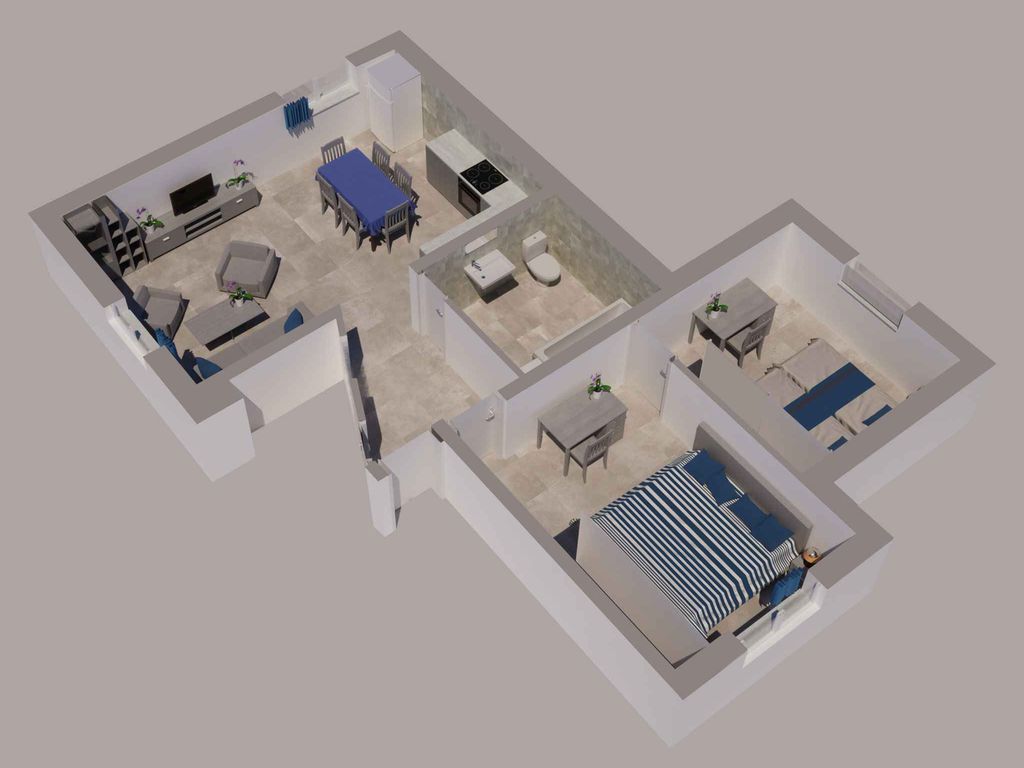 Ferienwohnung mit Klimaanlage und Terrasse