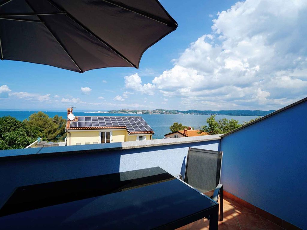 Ferienwohnung mit Balkon und Meerblick