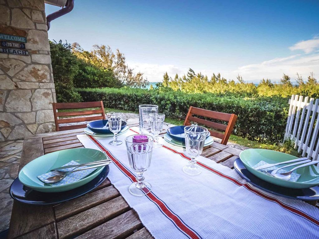 Ferienhaus mit Blick auf die Bucht von Piran