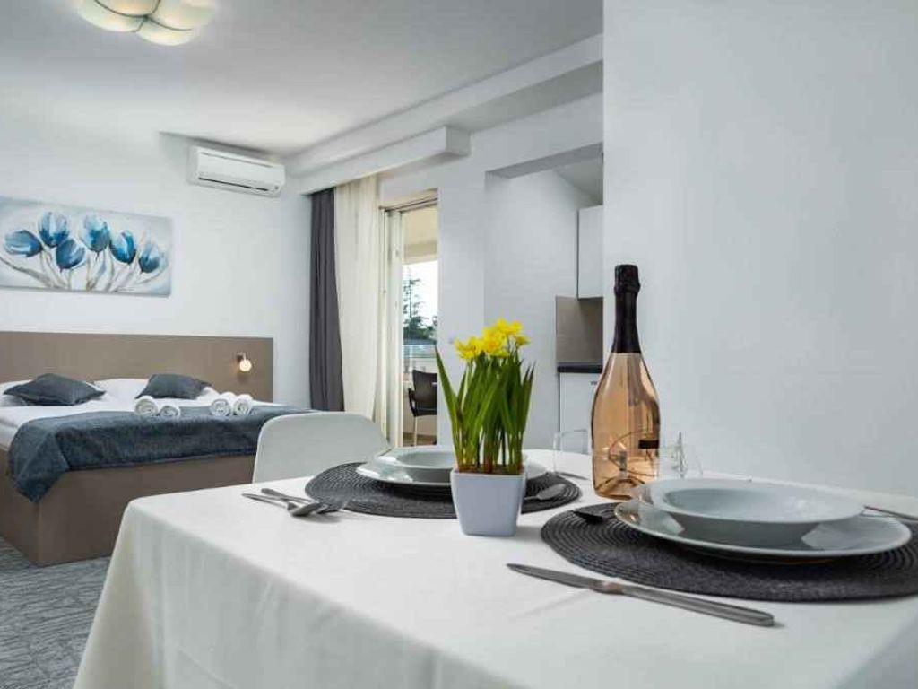 Modernes Studio-Apartment mit Frühstück in toller Lage in Rovinj