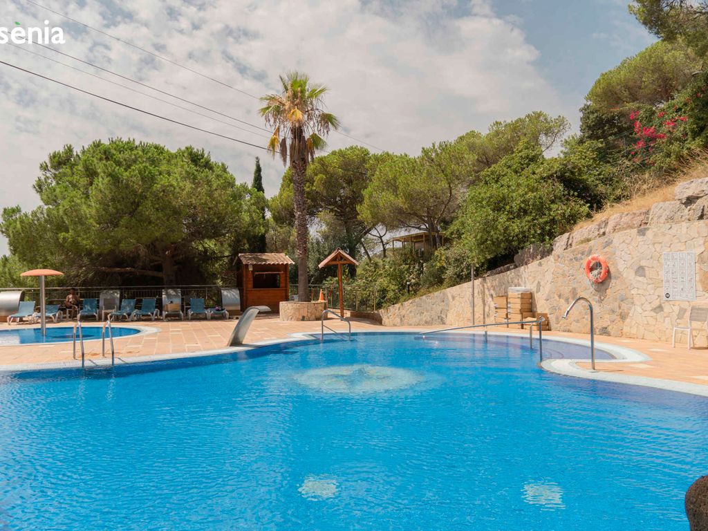 Mobilehome mit Klimaanlage, Terrasse und Pool