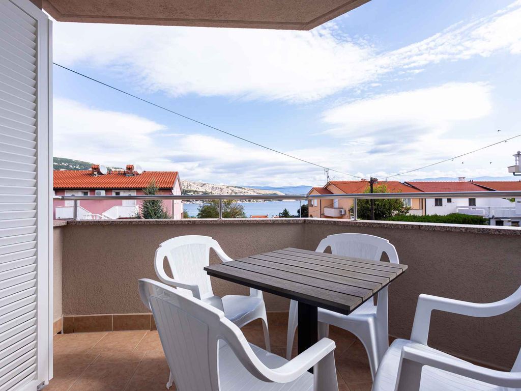 Ferienwohnung am Meer mit Grill und Blick auf ein Panorama