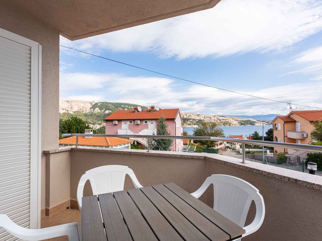 Ferienwohnung am Meer mit Grill und Blick auf ein Panorama
